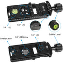 CAMVATE Slide Rail & Quick Release Plate Kit (3.9")