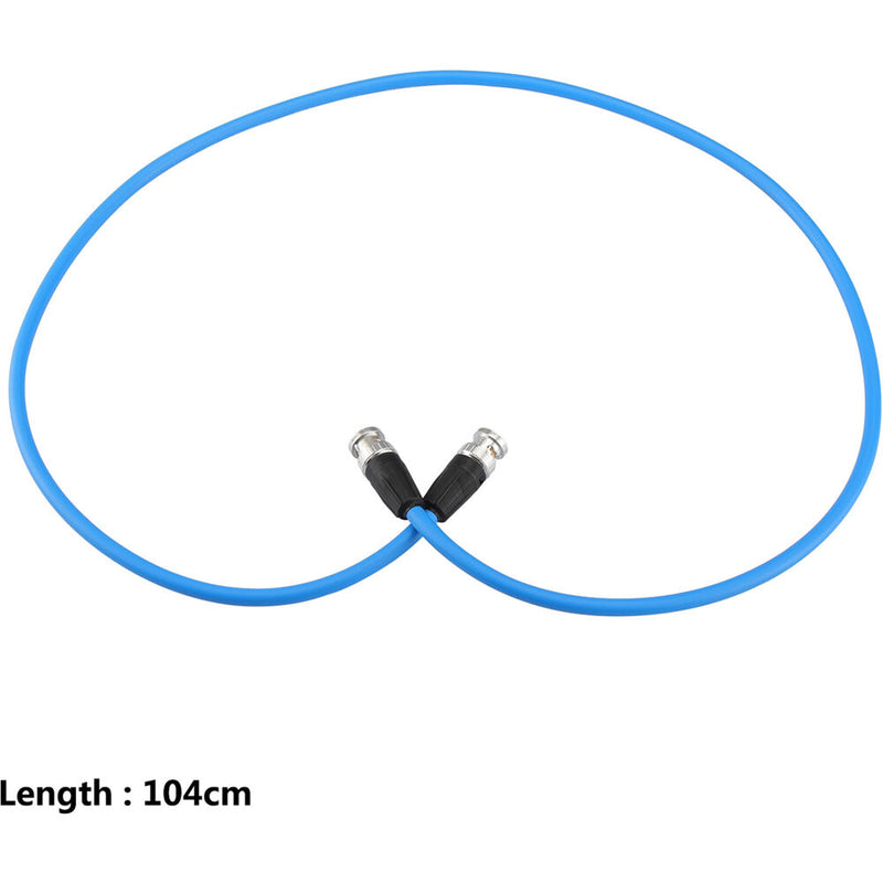 CAMVATE 3.4' Neutrik SDI Cable for Sony FS5 to Atomos Shogun Inferno (Blue)