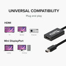 Plugable Mini DisplayPort to HDMI 2.0 Active Adapter