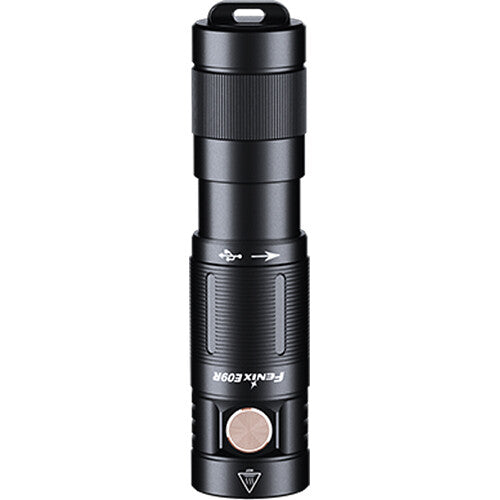 Fenix Flashlight E09R Rechargeable Mini Flashlight (Black)