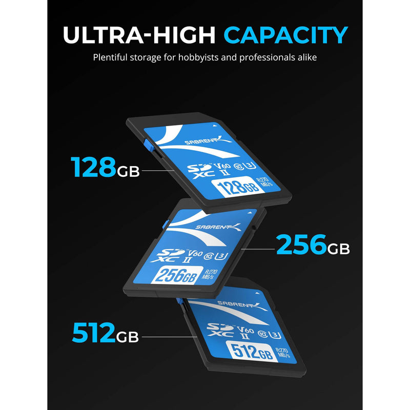 Sabrent 256GB Rocket UHS-II SDXC Memory Card