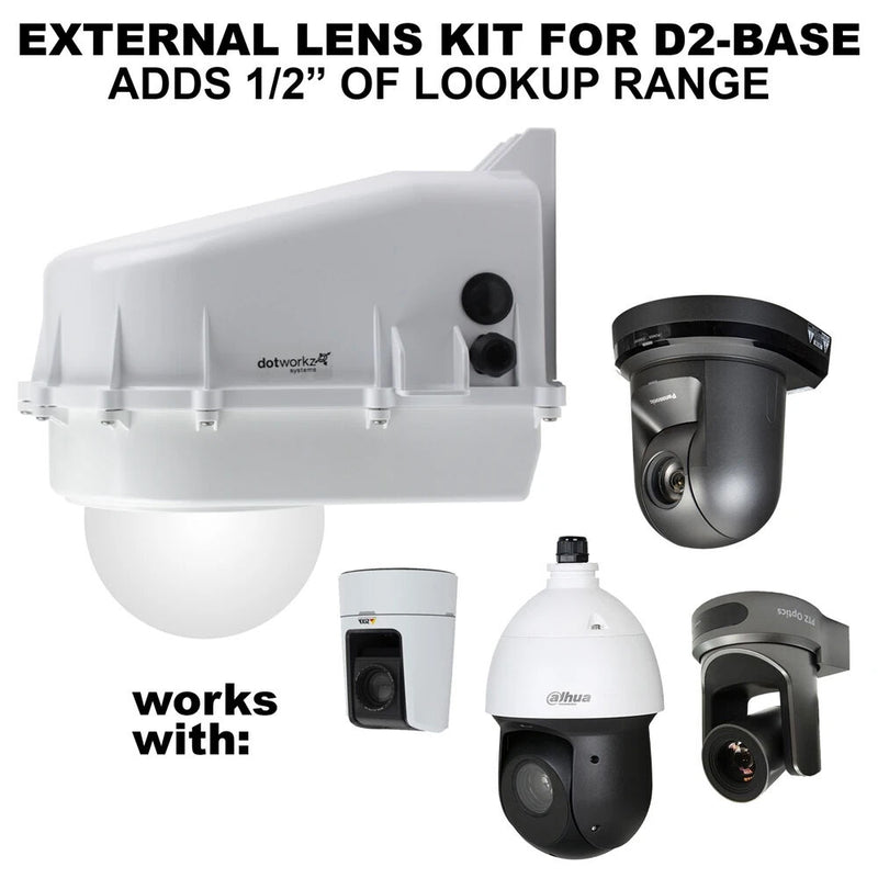 Dotworkz D2 Base Model Camera Enclosure with Extended Size External Lens