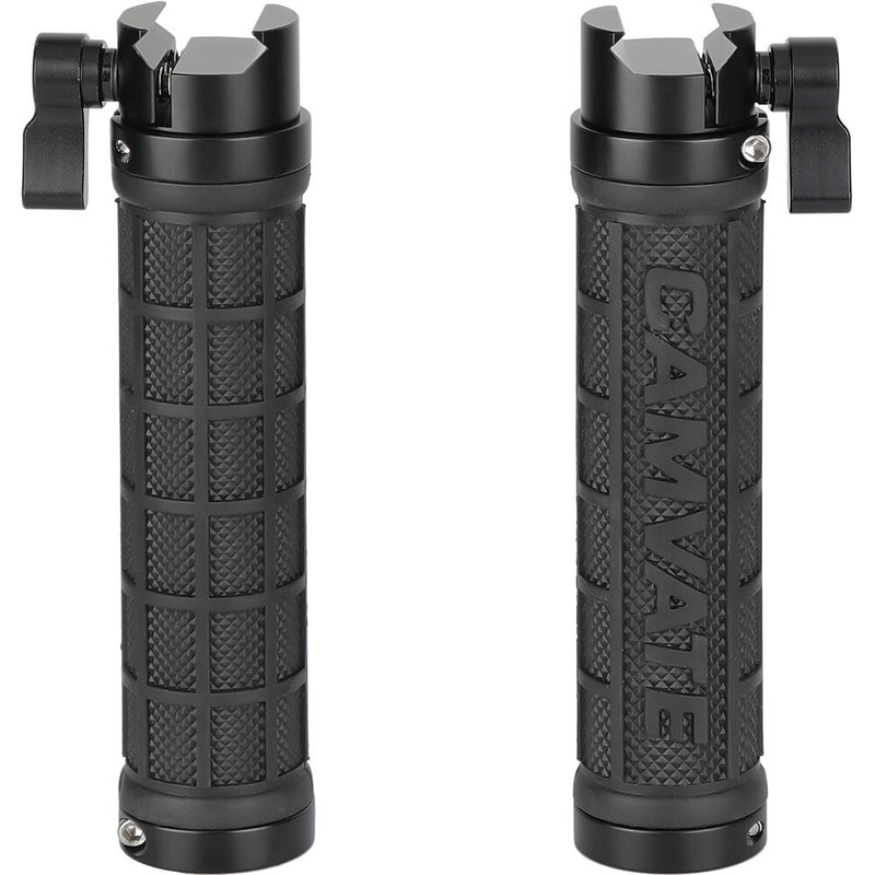 CAMVATE Rubber NATO Clamp Handgrip Set (2-Pack, Black)
