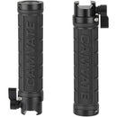 CAMVATE Rubber NATO Clamp Handgrip Set (2-Pack, Black)