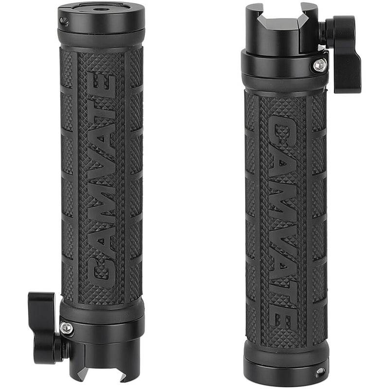 CAMVATE Rubber NATO Clamp Handgrip Set (2-Pack, Black)