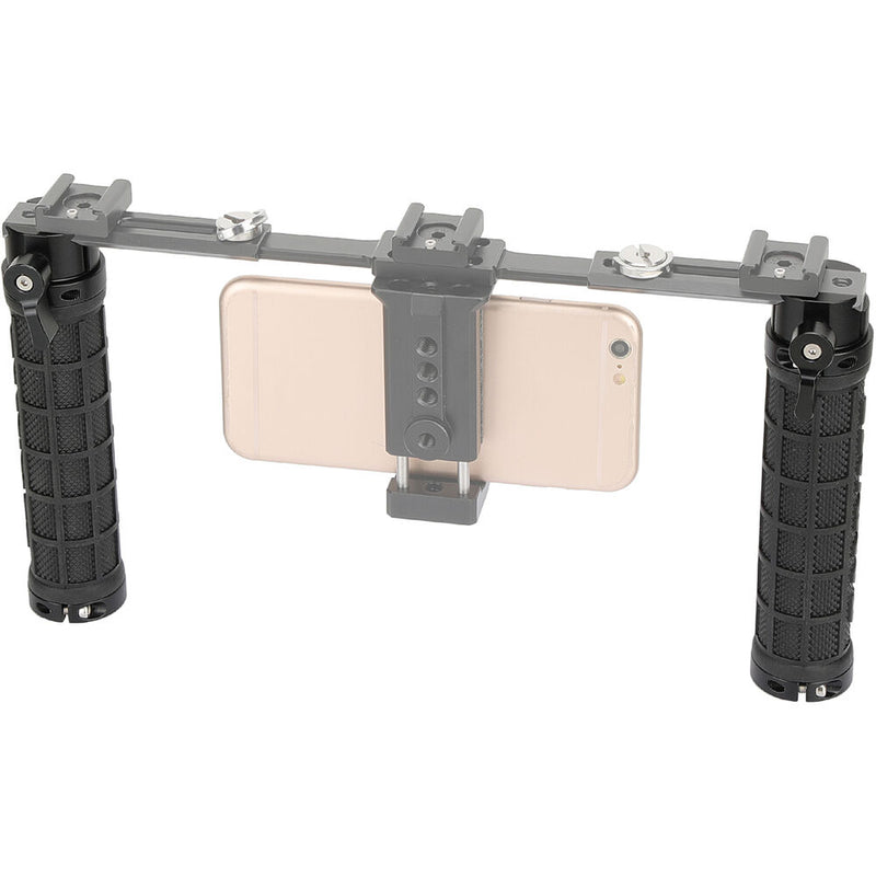 CAMVATE Rubber NATO Clamp Handgrip Set (2-Pack, Black)
