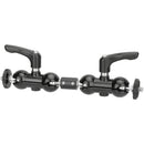CAMVATE Double 1/4"-20 Ball Head Articulating Arm (7.2")