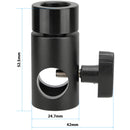 CAMVATE 5/8" Light Stand Mount with 5/8"-27 Thread