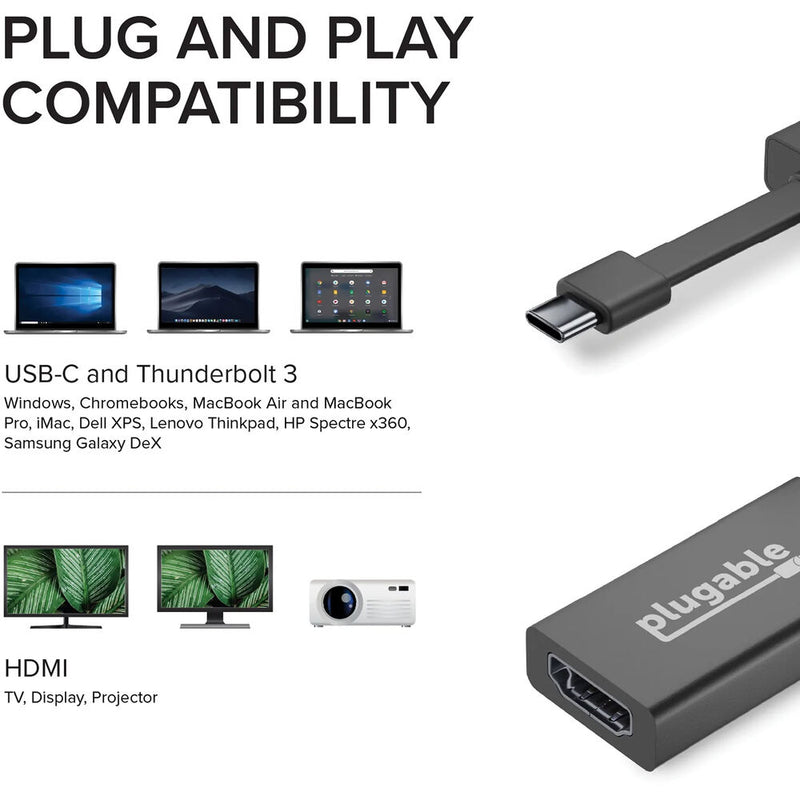 Plugable USB-C to HDMI Adapter