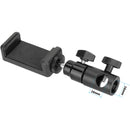 CAMVATE Smartphone Clamp with Ball Head Mount and Light Stand Adapter