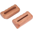 CAMVATE Wooden Handgrip with 1/4"-20 Mounting Slot (Pair)