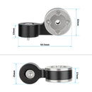 CAMVATE Dual ARRI Rosette M6 Mount with 3/8"-16 Screw