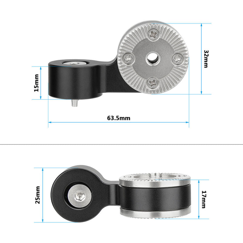 CAMVATE Dual ARRI Rosette M6 Mount with 3/8"-16 Screw