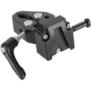 CAMVATE Universal Super Crab Clamp with Strengthened Screw Knob and V-Mount Battery Lock