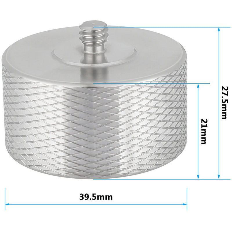 CAMVATE 1/4"-20 Counterweight Screw Set (7 oz, 2-Pack)