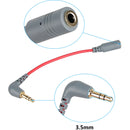 CAMVATE 3.5mm TRS to TRRS Microphone Adapter Cable for Smartphones