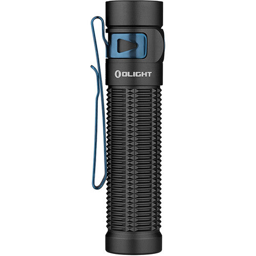 Olight Baton 3 Pro Rechargeable Flashlight with Cool White Beam (Black)