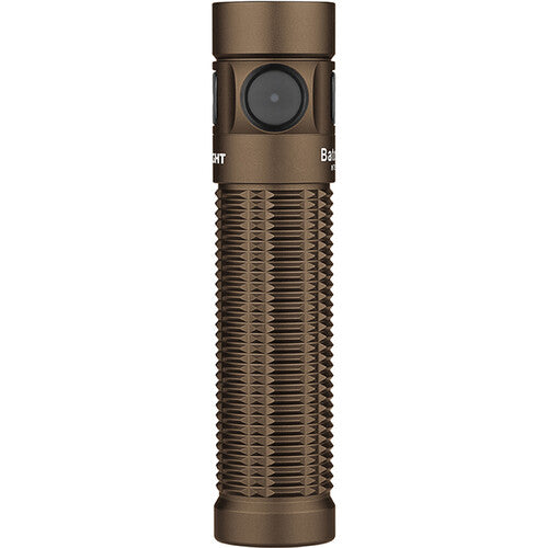 Olight Baton 3 Pro Rechargeable Flashlight with Cool White Beam (Desert Tan)