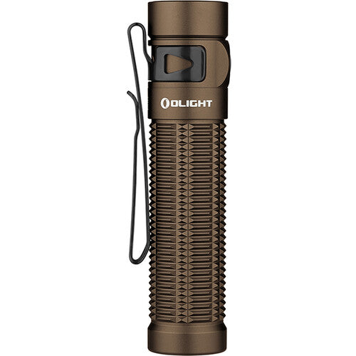 Olight Baton 3 Pro Rechargeable Flashlight with Cool White Beam (Desert Tan)