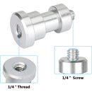 CAMVATE 1/4"-20 Male to Female Adapters (2-Pack)