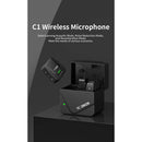 YC Onion C1 Wireless Microphone with 2 Transmitters (iOS)