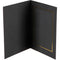 Tap Profit Line T-50 Portrait Folders (25-Pack, Black/Gold, 5 x 7")