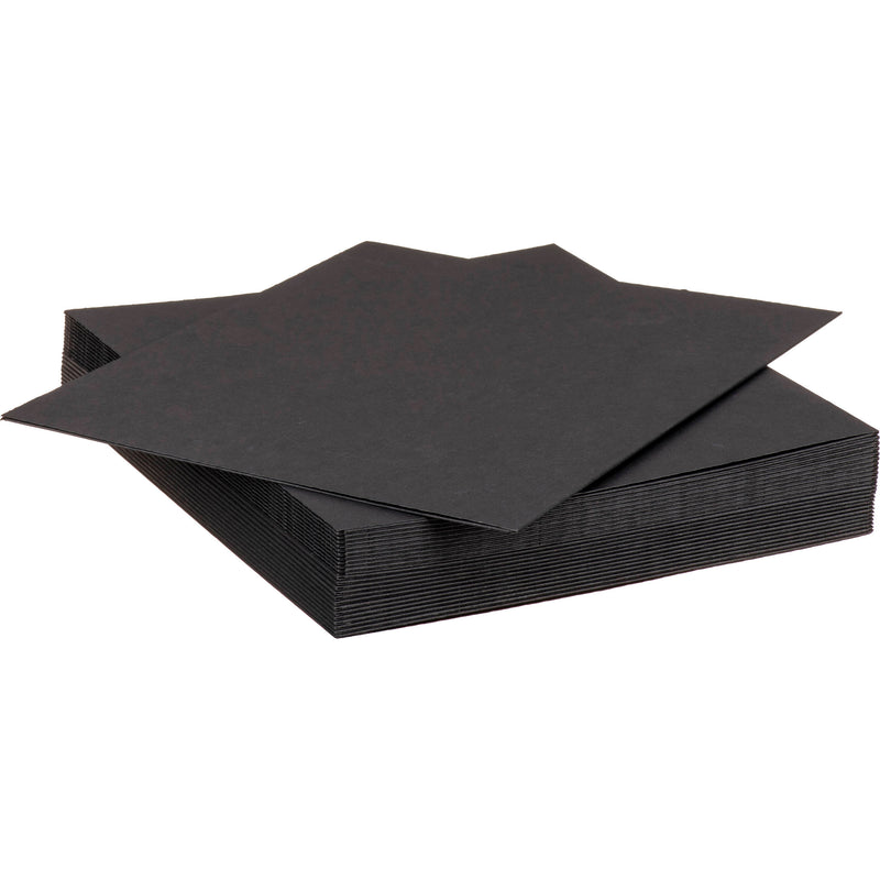 Tap Profit Line T-50 Portrait Folders (25-Pack, Black/Gold, 8 x 10")
