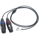 DigitalFoto Solution Limited 3-Pin XLR Female to 5-Pin 2-Channel Audio Cable for ARRI ALEXA Mini (1.6')
