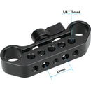 CAMVATE 15mm Dual-Rod Clamp with Center Locking Knob