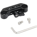 CAMVATE 15mm Dual-Rod Clamp with Center Locking Knob
