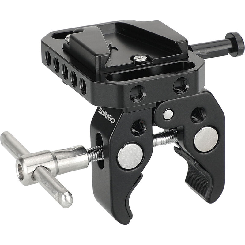CAMVATE Super Crab Clamp with V-Lock Quick Release Mount (Female)