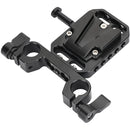 CAMVATE V-Lock Female Quick Release Plate with 15mm LWS Rod Bracket