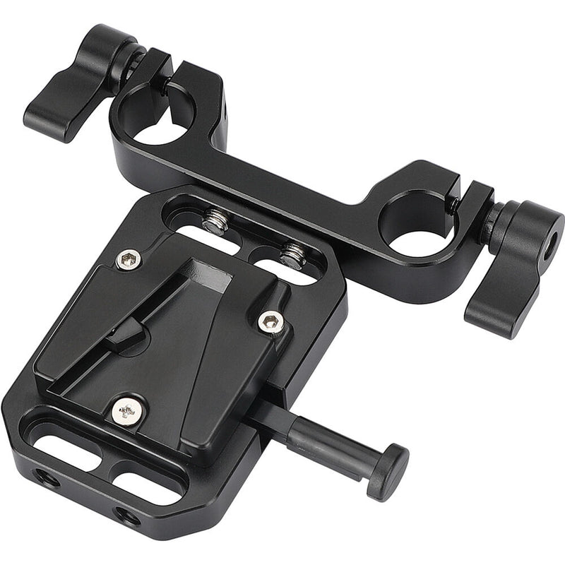 CAMVATE V-Lock Female Quick Release Plate with 15mm LWS Rod Bracket