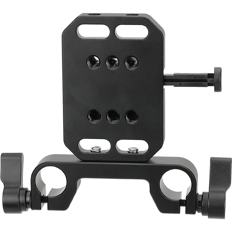 CAMVATE V-Lock Female Quick Release Plate with 15mm LWS Rod Bracket