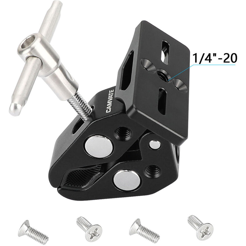 CAMVATE Universal Super Crab Clamp & Extension Support for Blackmagic Micro Converter (Black)