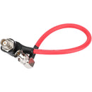CAMVATE 12G-SDI Right-Angle Male to Right-Angle Female BNC Cable (11", Red)
