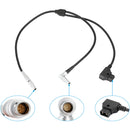 CAMVATE ARRI 7-Pin to RED 9-Pin and D-Tap Run/Stop Cable (24")