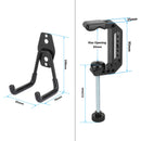 CAMVATE Extended Super C-Clamp with Double-Prong Wall Mount Hook