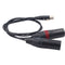 DigitalFoto Solution Limited Dual XLR Male to TA5M Mini XLR Female Audio Cable for Zaxcom QRX200 (1.6')