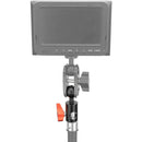 CAMVATE 5/8" Light Stand Adapter with Ball Head (Red Knob)