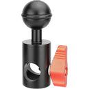 CAMVATE 5/8" Light Stand Adapter with Ball Head (Red Knob)