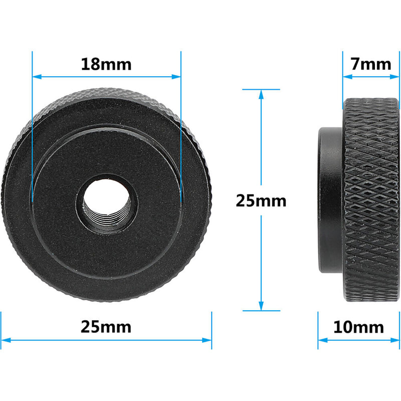 CAMVATE 1/4"-20 Thread Locknut Set