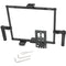 CAMVATE Adjustable 10" Monitor Cage Rig with Dual Cheese Plate-Style Handles
