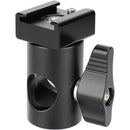 CAMVATE Light Stand Adapter with Cold Shoe Mount (Black Lever)