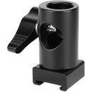 CAMVATE Light Stand Adapter with Cold Shoe Mount (Black Lever)