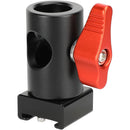 CAMVATE Light Stand Adapter with Cold Shoe Mount (Red Lever)