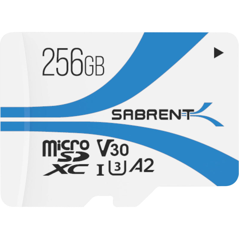 Sabrent 256GB Rocket UHS-I microSDXC Memory Card with SD Adapter