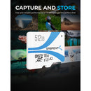 Sabrent 512GB Rocket UHS-I microSDXC Memory Card with SD Adapter