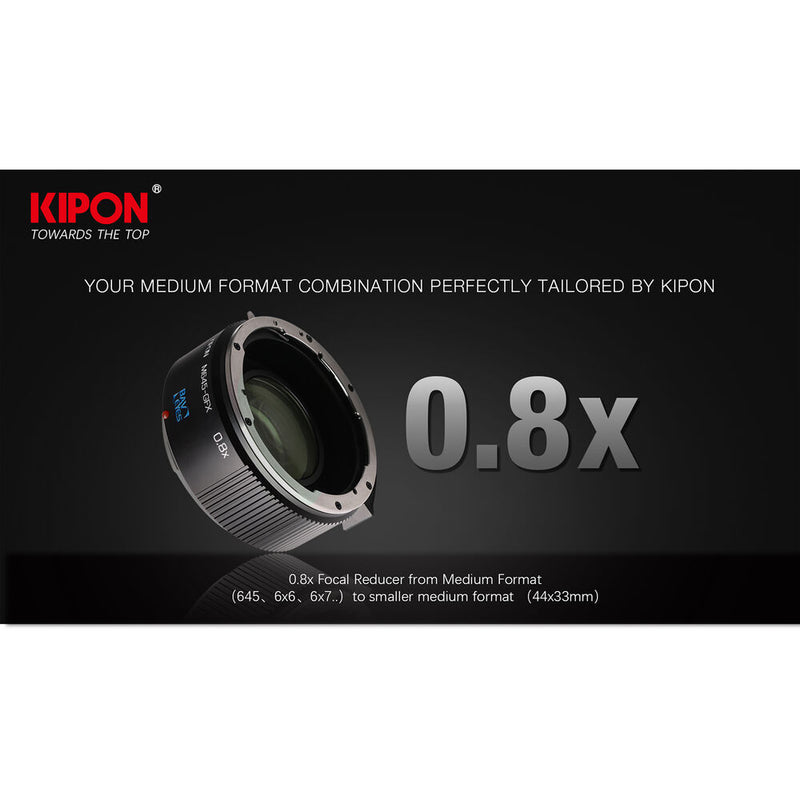 KIPON MAMIYA645-GFX 0.8X Adapter for FUJIFILM GFX Cameras