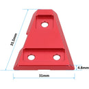 CAMVATE Quick Release V-Lock Wedge Plate (Red)